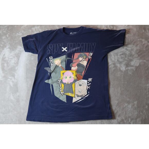 Spy x Family Shirt Mens Small Anime Crunchyroll Anya Loid Yor Bond Graphic Tee - Picture 1 of 7